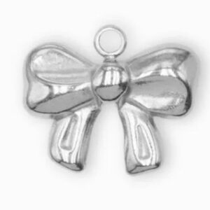 Charm Nœud Papillon - Argenté
