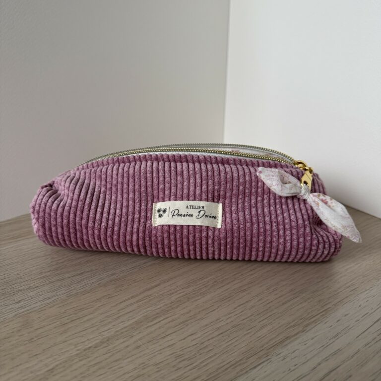 Trousse à stylos bouquet fleuri