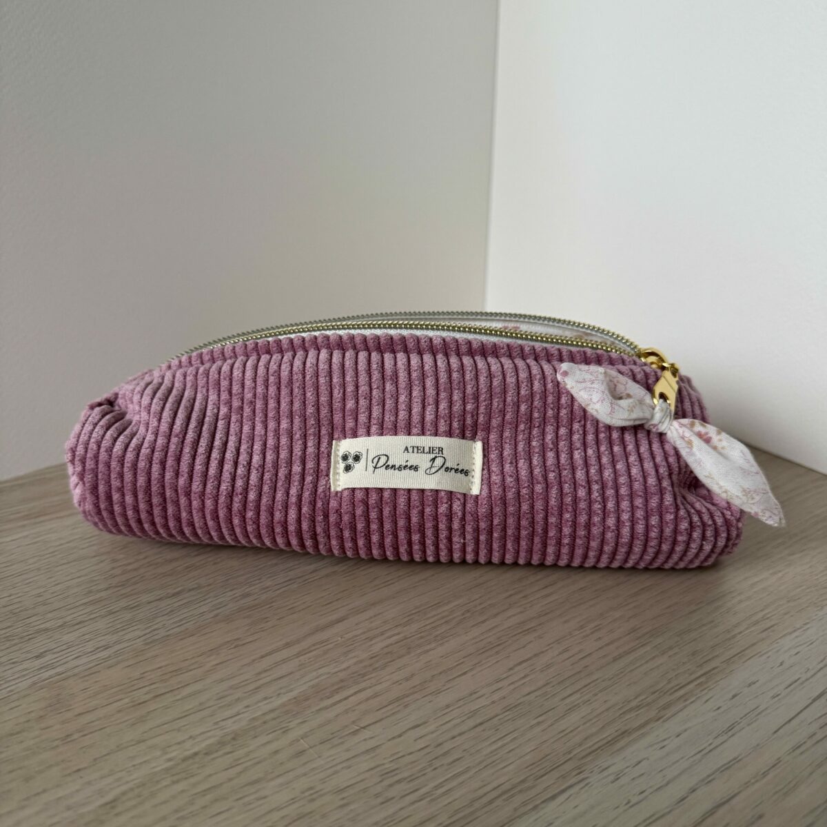 Trousse à stylos bouquet fleuri