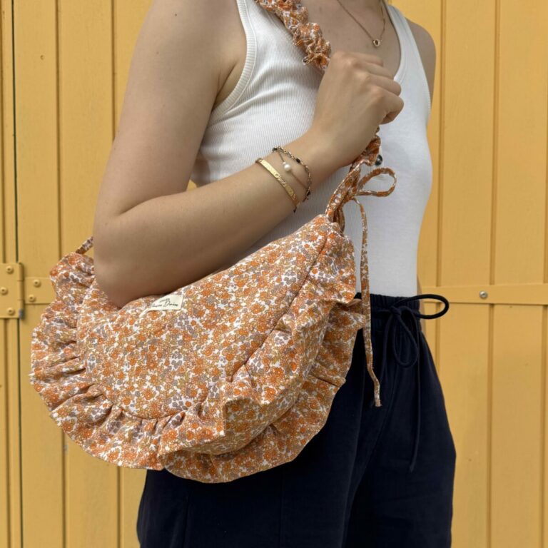 Sac Alix - Fleuri Orange