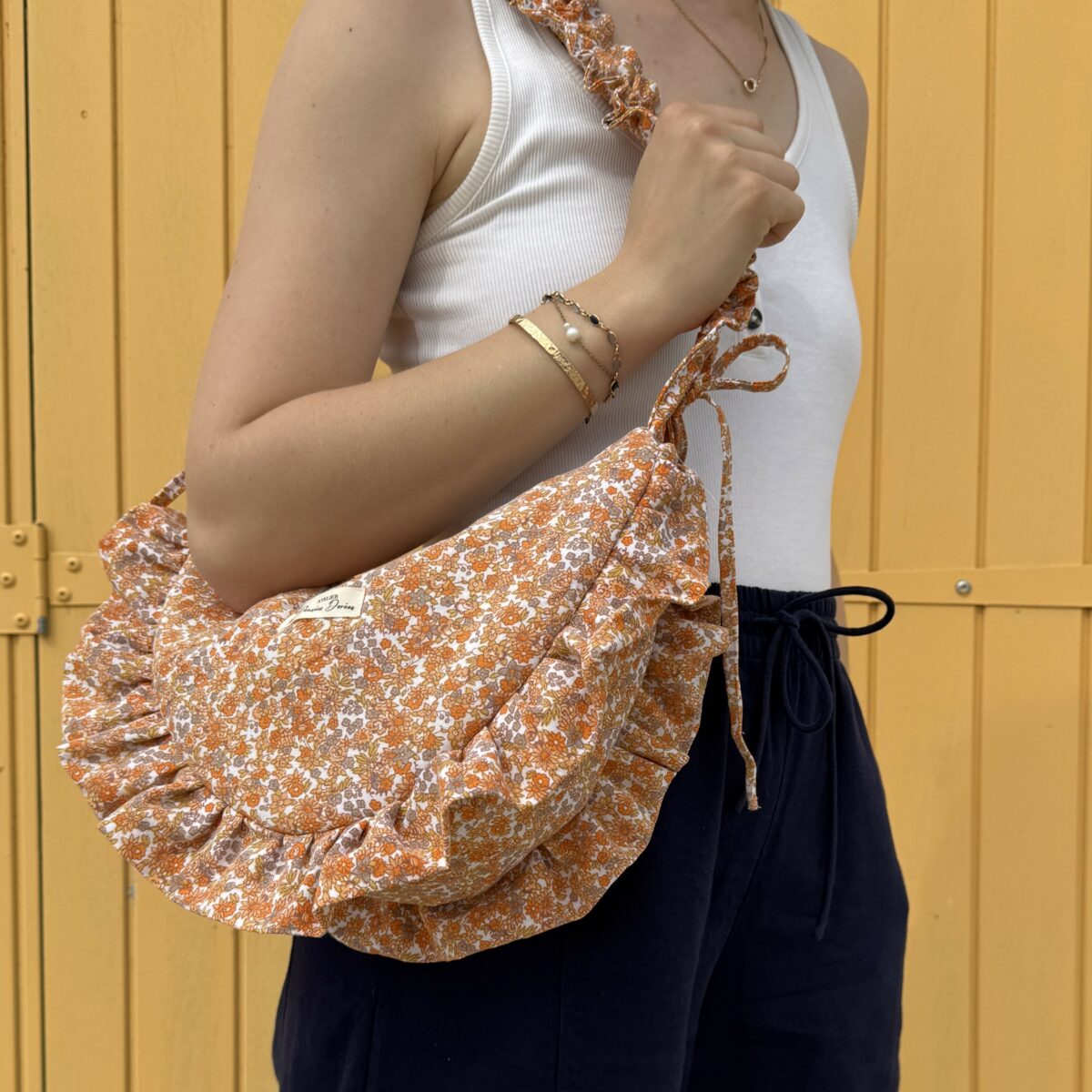 Sac Alix - Fleuri Orange