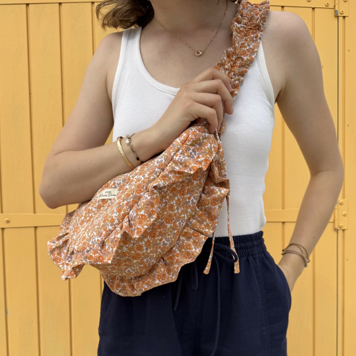 Sac Alix - Fleuri Orange – Image 2