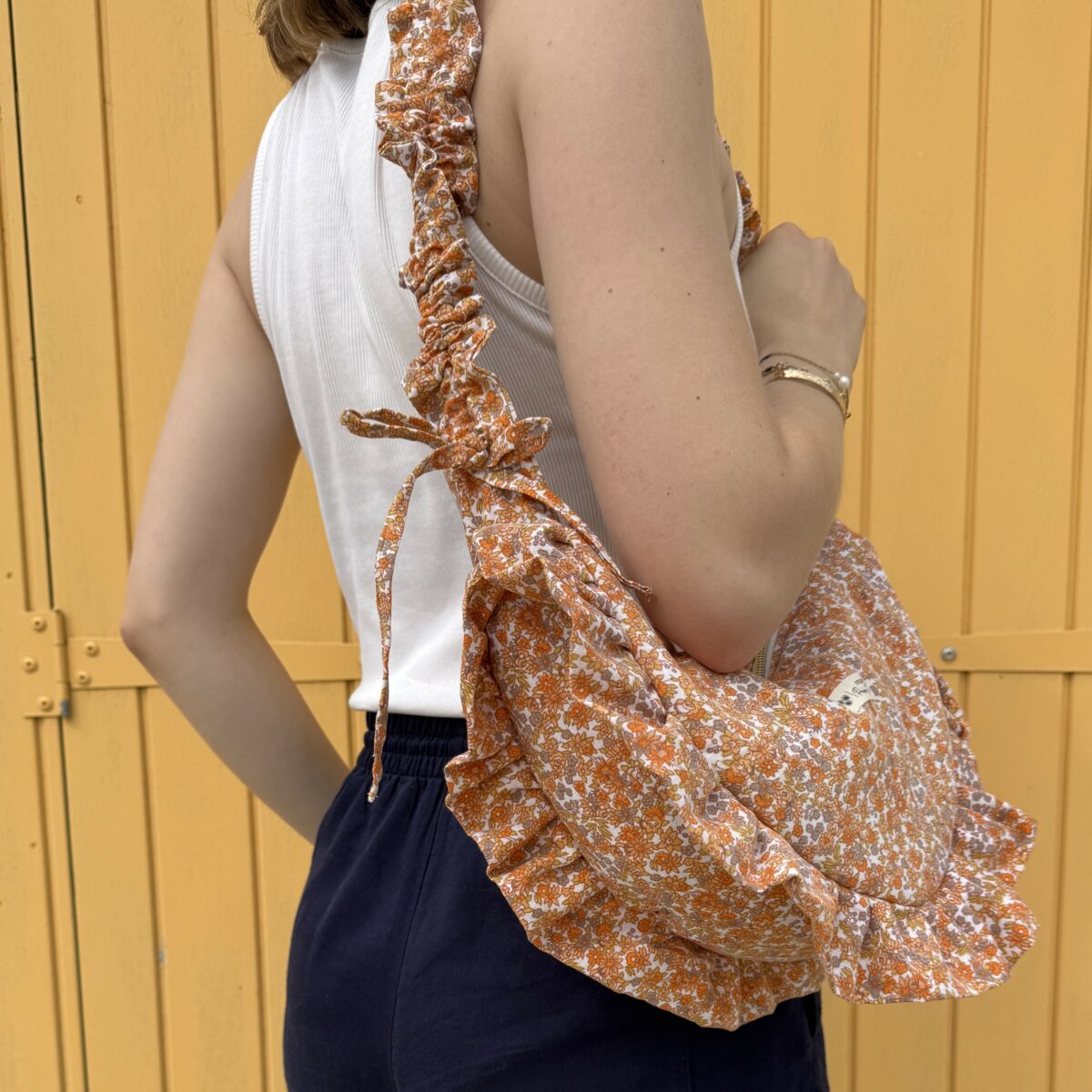 Sac Alix - Fleuri Orange – Image 3