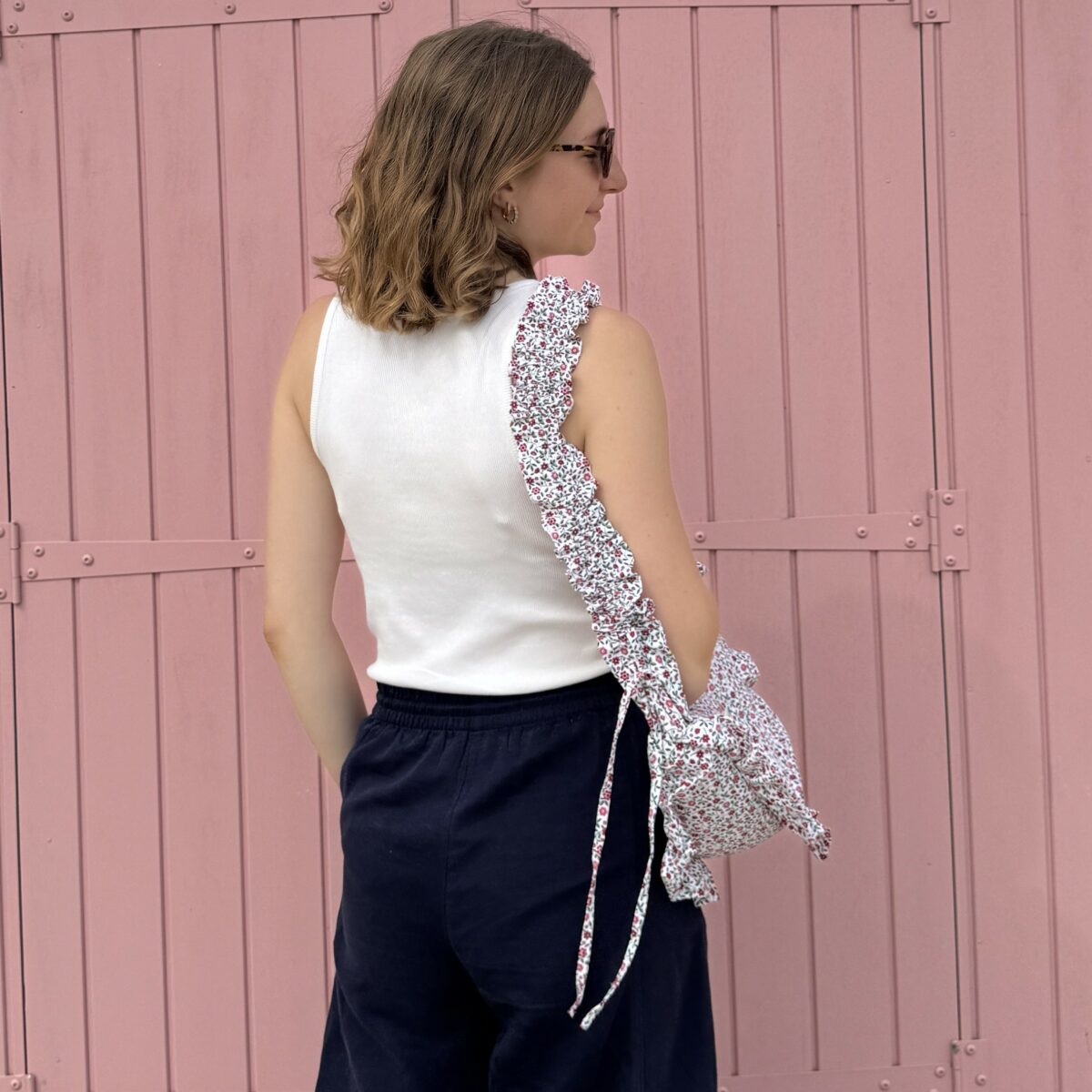 Sac Alix - Fleuri Rose & Vert – Image 4