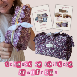 Patron Trousse Volants Angélique