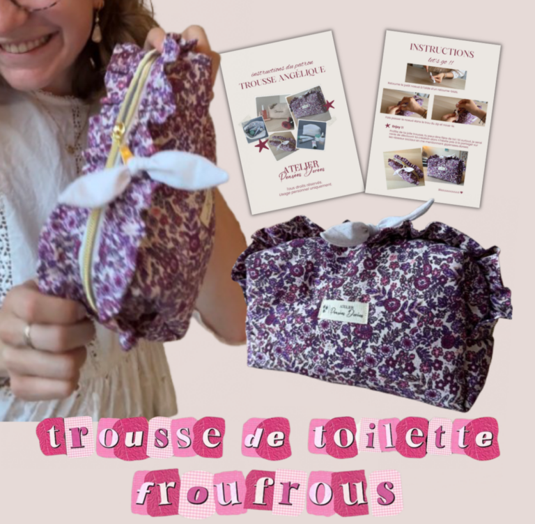 Patron Trousse Volants Angélique